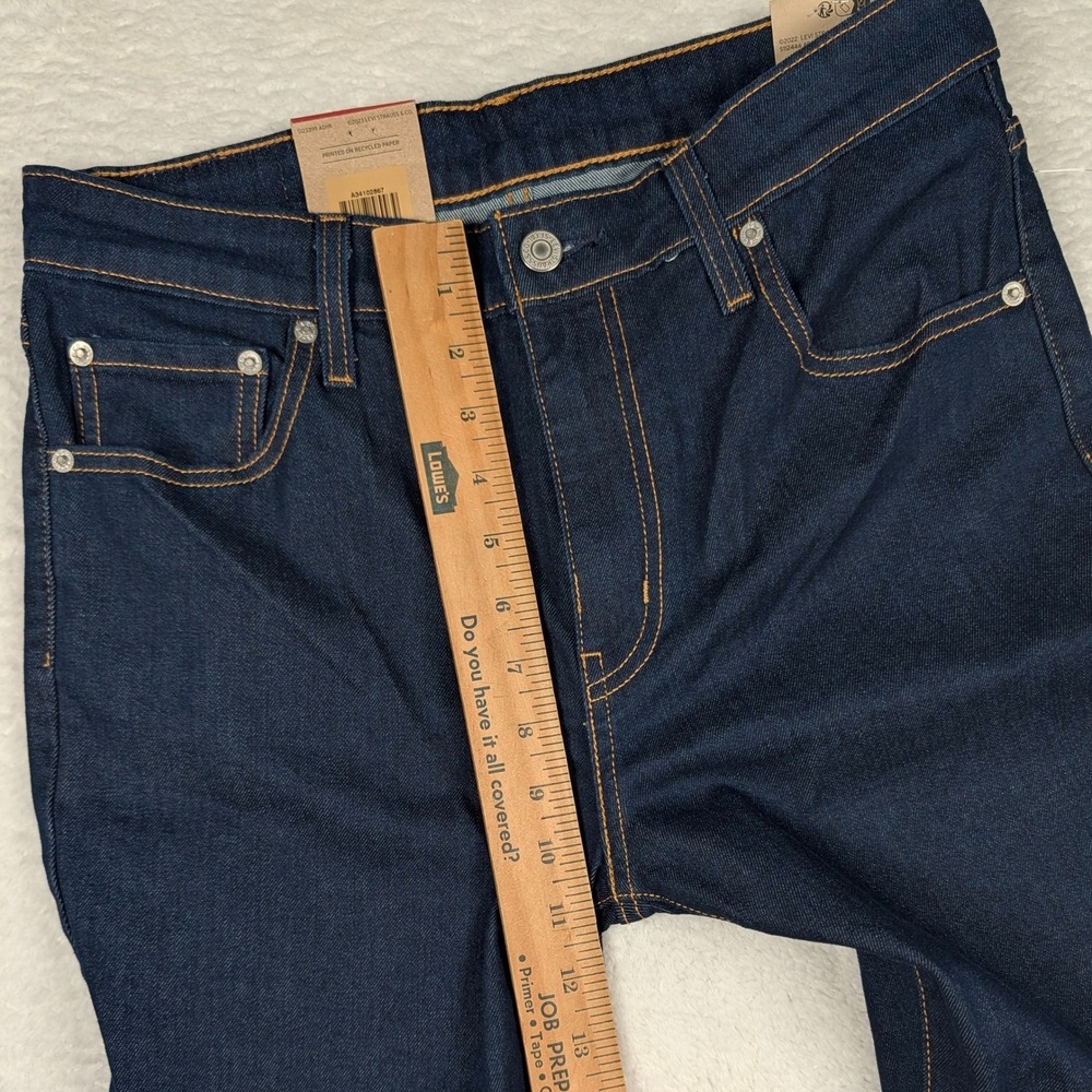 Levi's 726 Flare Jeans Womens 29x32 Dark Blue High Rise Stellar Stretch NEW - Picture 6 of 10